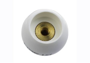 Ford Mustang Shift Knob - Ford Racing - GT350 6-Speed - White - `15-`19